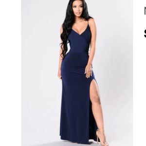 Navy blue date night/ formal dress